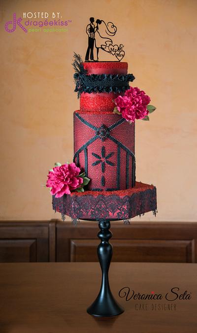 Gatsby Wedding Cake - Cake by Veronica Seta