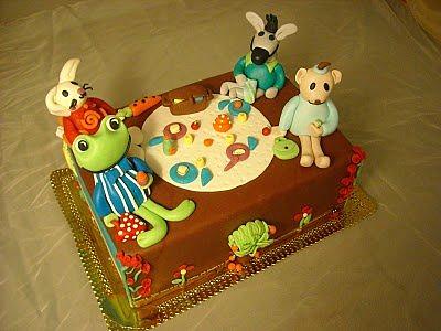 The 4 friends - Cake by Emiliana Lira