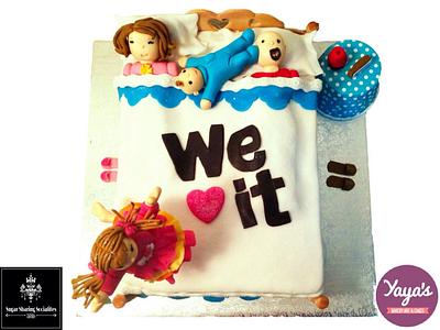We ❤️it, a love story across the world, SSS Collaboration  - Cake by Yaya's Sugar Art