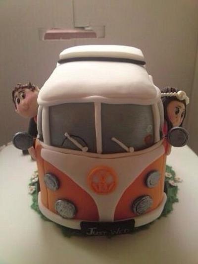 Camper van wedding cake - Cake by Looby69