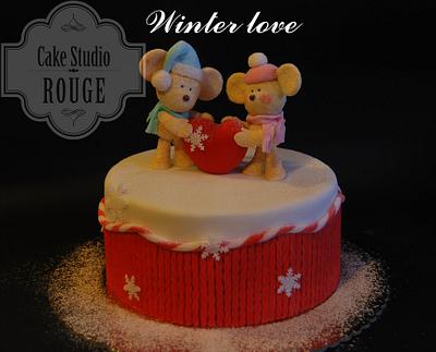 Winter love - Cake by Ceca79