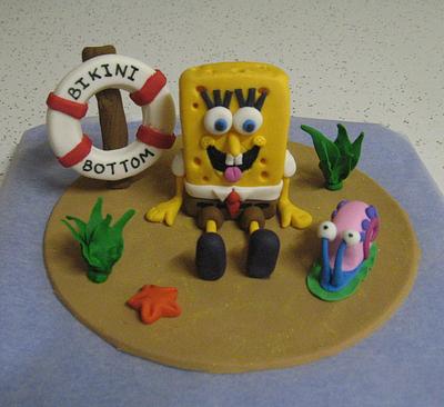 Spongebob Squarepants cake topper - Cake by Jade