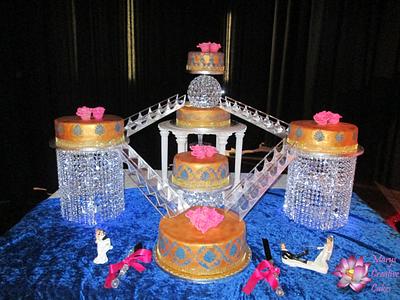 Asien style crystal wedding - Cake by Mary Yogeswaran