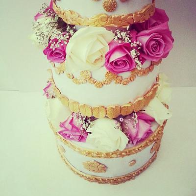 wedding cake.  - Cake by Swt Creation