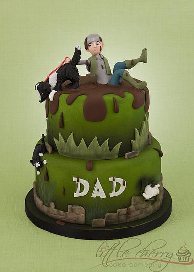 Walking the Dog - Cake by Little Cherry