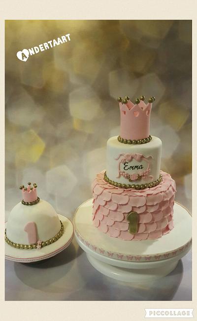 Pink princes cake - Cake by Anneke van Dam