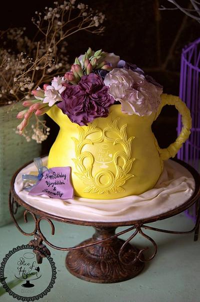 Flower Vase Cake - Cake by Slice of Heaven By Geethu