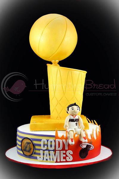 Lakers vs Miami Heat - Cake by HummingBread