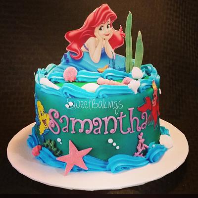 the little mermaid - Cake by Priscilla 