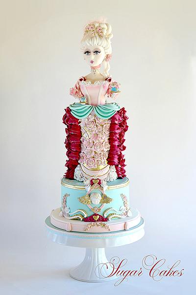 Marie Antoinette for CakeFlix Collaboration - Cake by Sugar Cakes 