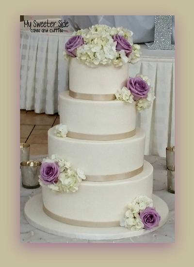 Classic Wedding Cake - Cake by Pam from My Sweeter Side