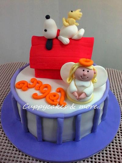 Snoopy theme cake - Cake by dianne