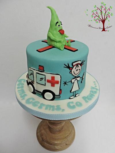 Germs Germs Go Away! - Cake by Blossom Dream Cakes - Angela Morris