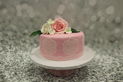 Breast Cancer Awareness Cake - Cake by Denise Makes Cakes