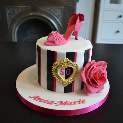 50th Birthday Cake - Cake by Klis Cakery