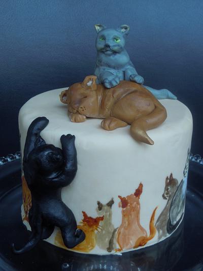 Cats - Cake by Caterina Fabrizi