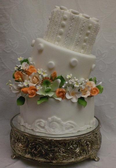 Topsy Turvy Wedding Cake - Cake by Maggie Rosario