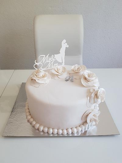 Hochzeit torte   - Cake by Azra Cakes