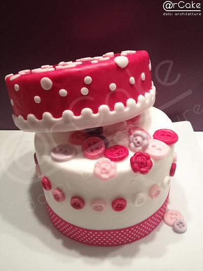 the box of buttons - Cake by maria antonietta motta - arcake -