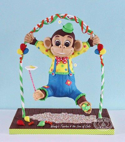 chip the cheeky chimp - Cake by Wendy Schlagwein