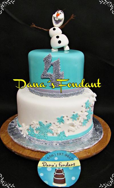 Olaf Cake - Cake by Dana´s Fondant