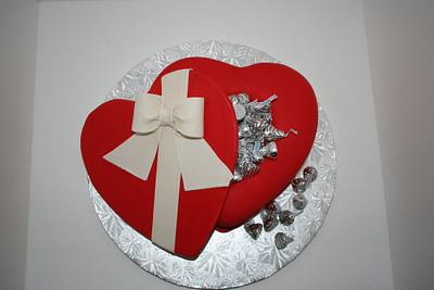 Valentine Cake - Cake by Pams party cakes