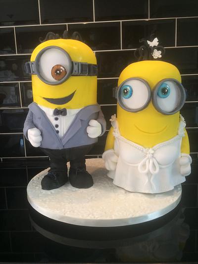 Minions Wedding - Cake by Paul of Happy Occasions Cakes.