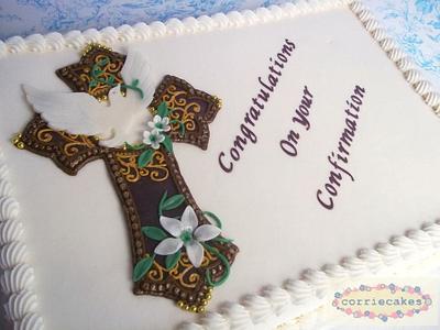 Confirmation Cake - Cake by Corrie