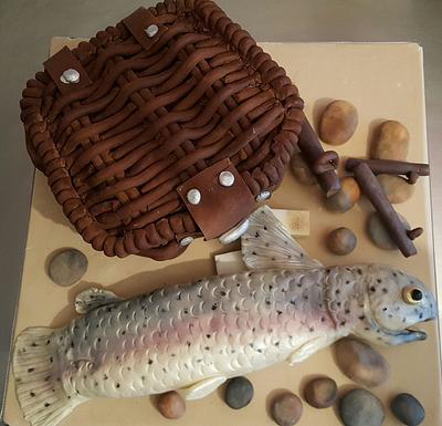 Fishing Cake - Cake by SwissMiss Cakes & Bakes