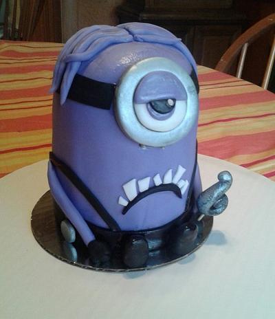 Purple Minions! - Cake by Amanda