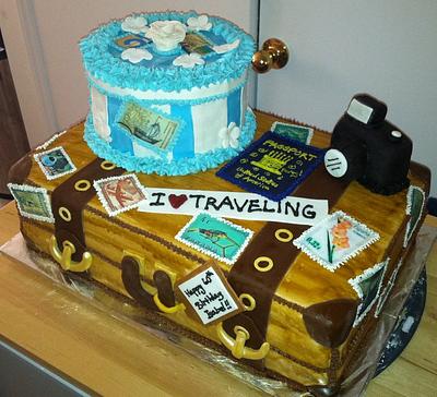 I <3 Traveling! - Cake by Rachel
