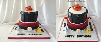 pokemon and skylanders cake - Cake by SignatureCake
