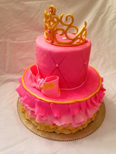 Pink ruffles - Cake by Nicky4rn
