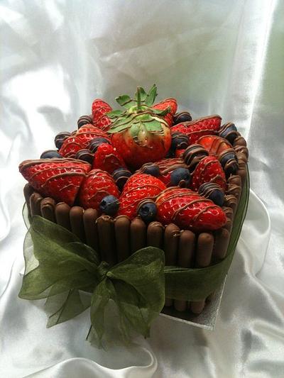 Fruit top cake - Cake by The Buttercup Kitchen