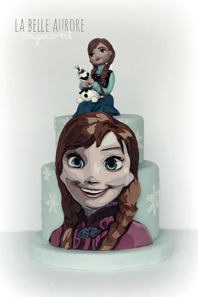 Anna & Frozen - Cake by La Belle Aurore