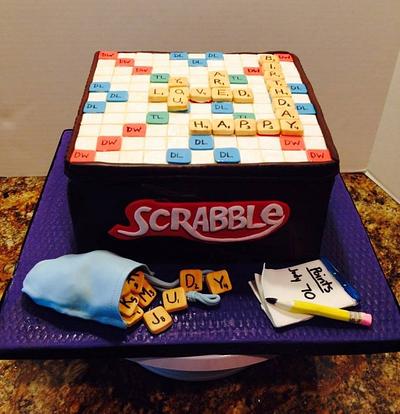 scrabble - Cake by Sweet Traditions