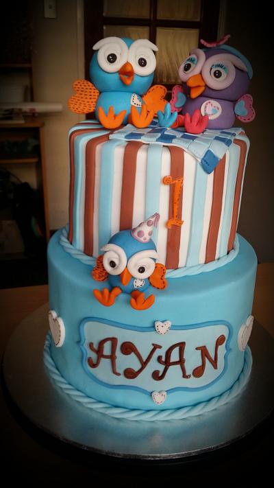 giggle and hoot themed cake - Cake by Rizna