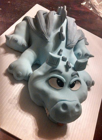 Lilli's Dragon - Cake by Cinnemin Gurl