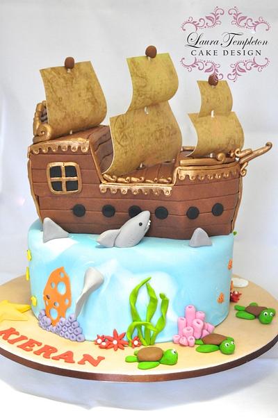 Pirate Ship Cake - Cake by Laura Templeton