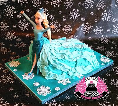Queen Elsa Frozen Cake - Cake by Cakes ROCK!!!  
