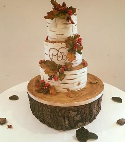 Autumn wedding cake! - Cake by Ele Lancaster
