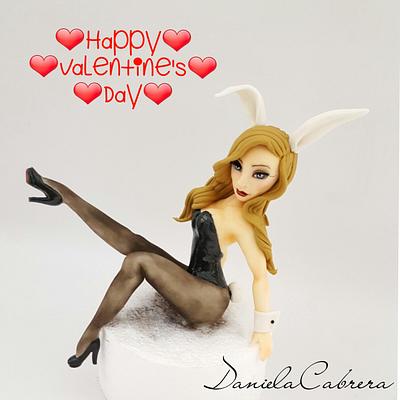 Happy Valentine's day!!! - Cake by daniela cabrera 