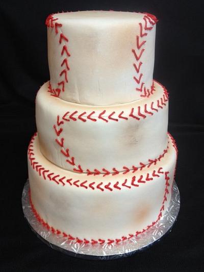 "Dirty" baseball - Cake by Melissa