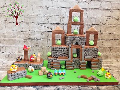 Angry Birds - Cake by Blossom Dream Cakes - Angela Morris