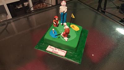 Anyone for golf  - Cake by Vicky