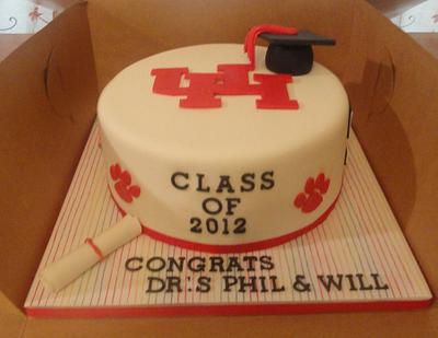 Graduation Cake - Cake by Katie Cortes