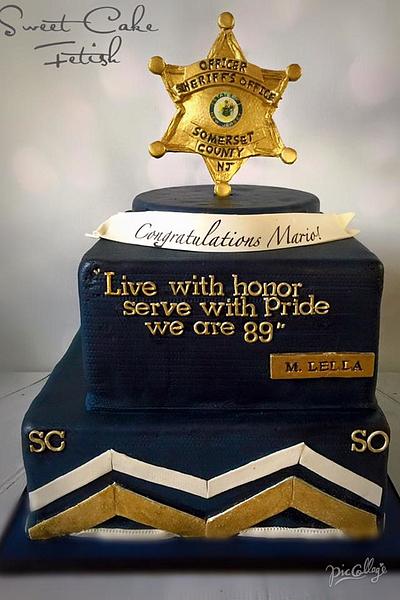 Police Academy Graduation - Cake by Heidi