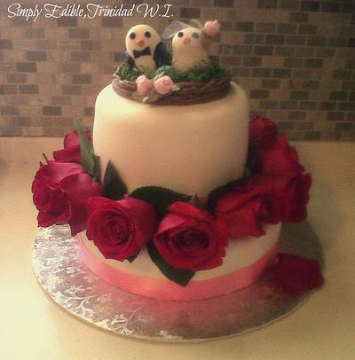 Engagement Cake - Cake by Shelly-Anne