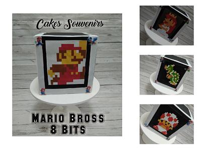 Mario Bross 8 Bits - Cake by Claudia Smichowski
