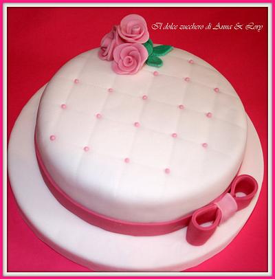 Happy romantic birthday ! - Cake by Il dolce zucchero di Anna & Lory